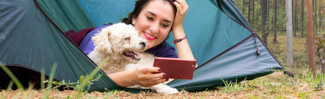 Girl enjoying life and data rights at the same time